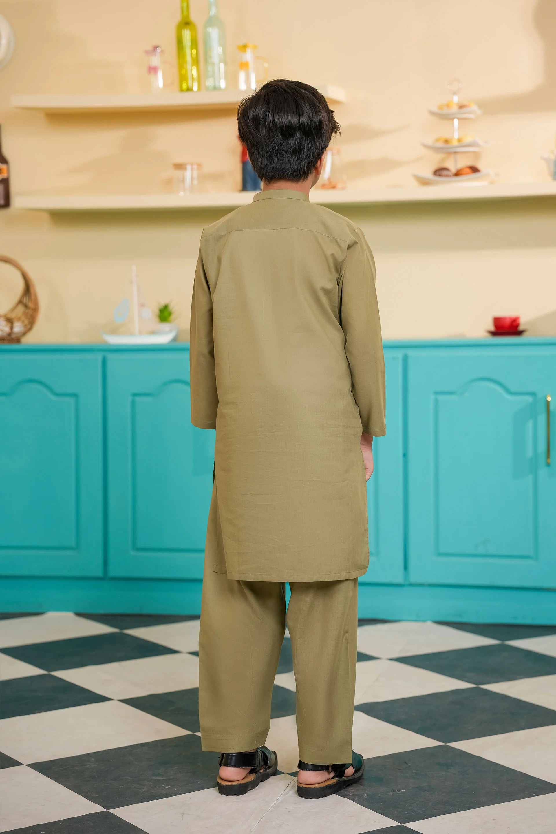 Kurta & Shalwar Set (MSKZBS-13A) - Image 4