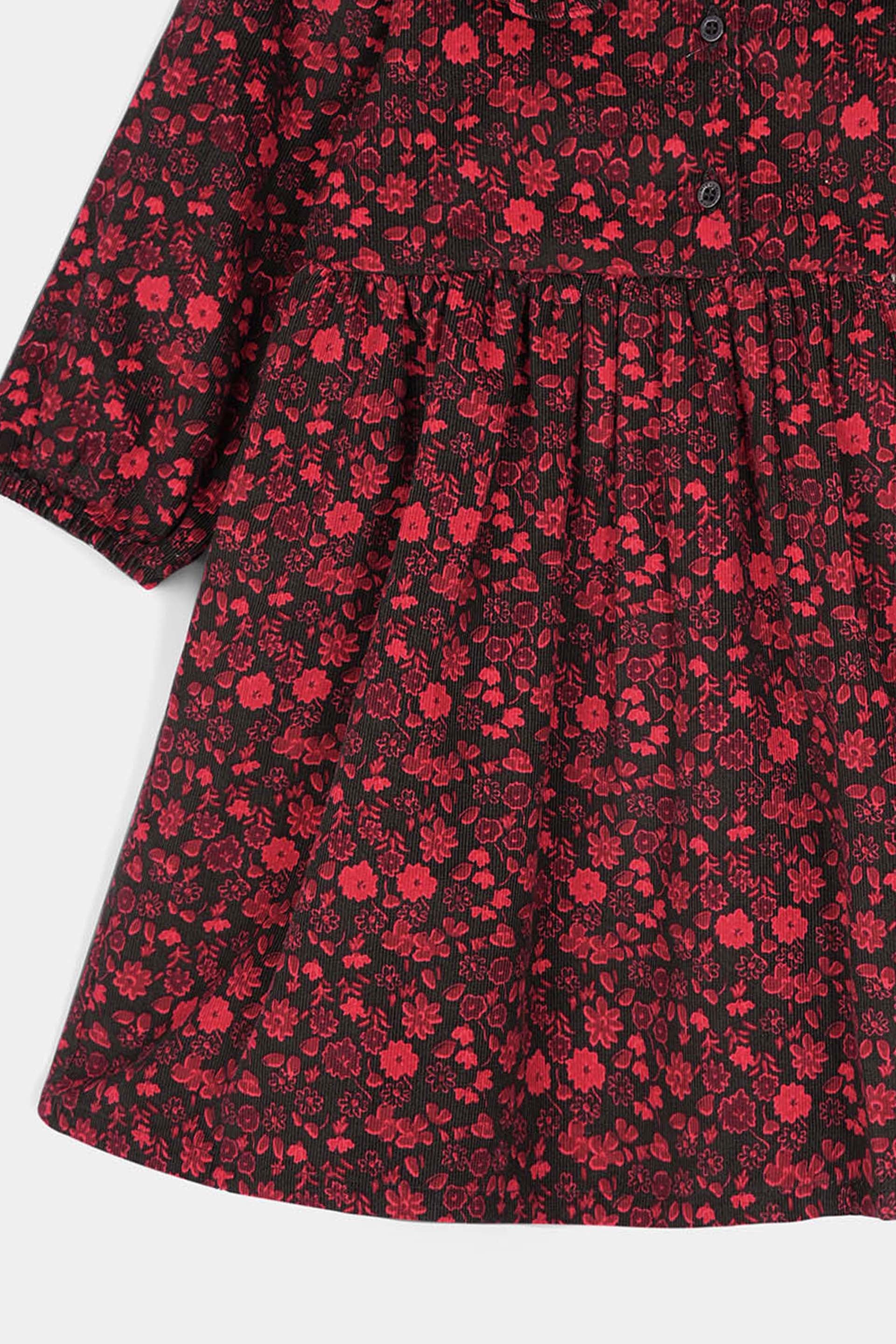 Printed Corduroy Frock (IF-457) - Image 4