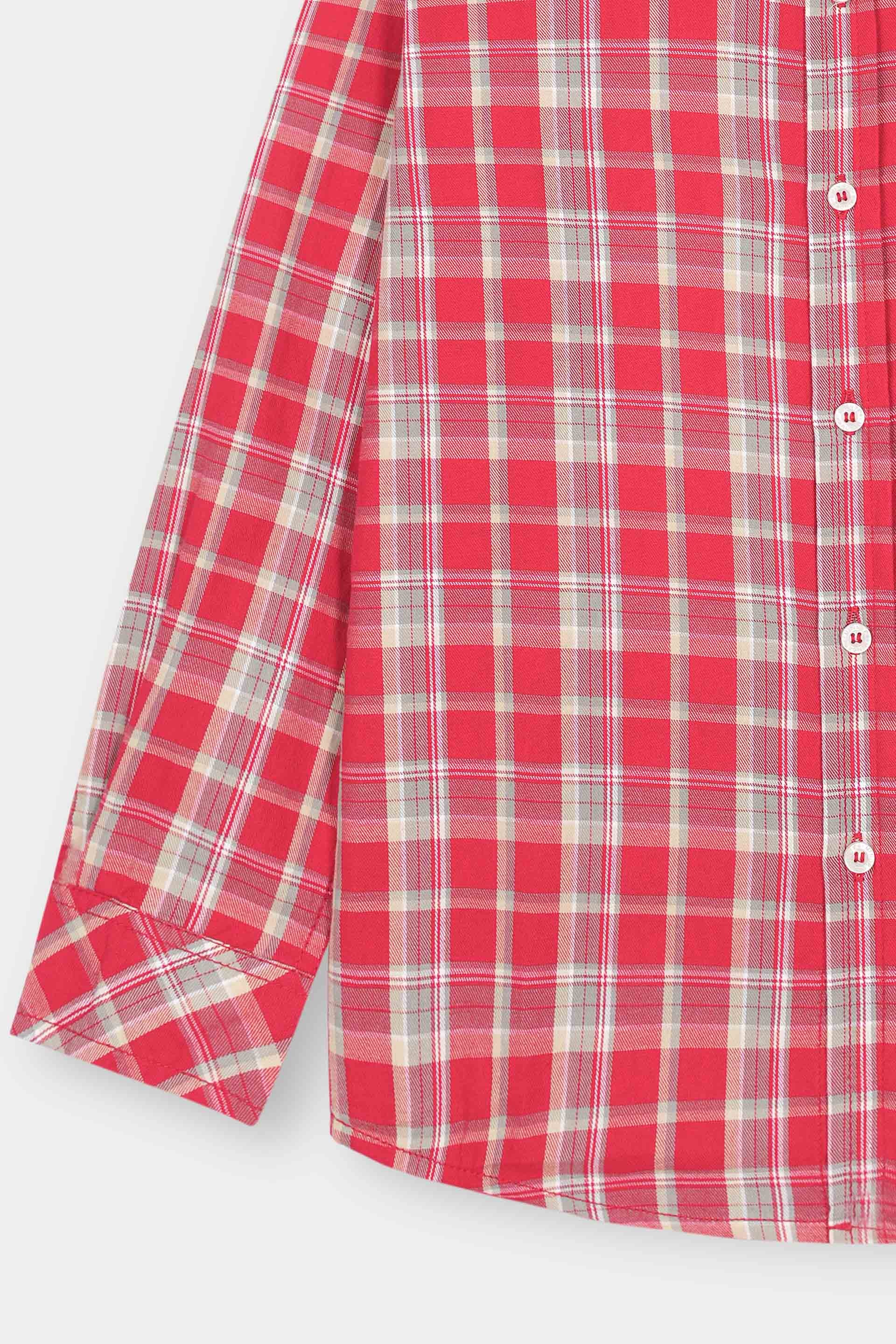 Boys Woven Check Shirt (MSWBS-30) - Image 4