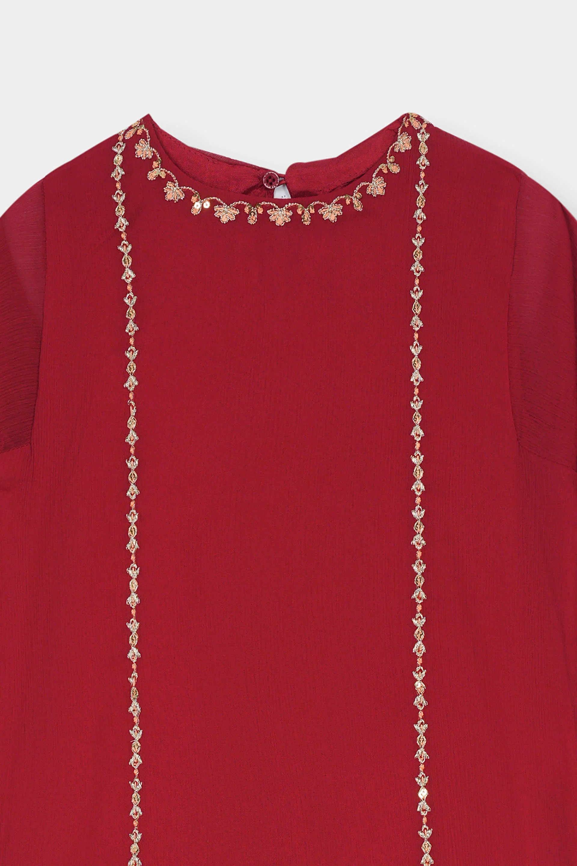 Embellished Kameez & Shalwar (ISK-291) - Image 2