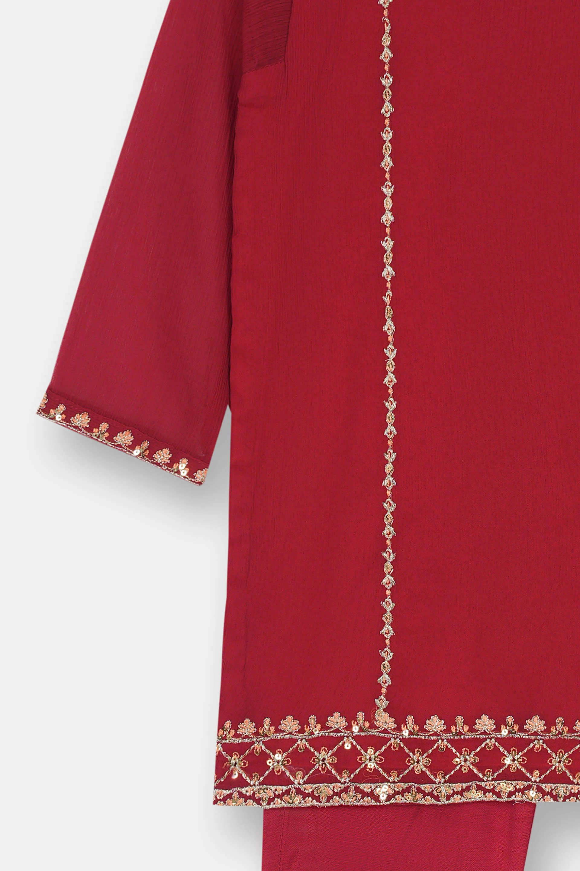 Embellished Kameez & Shalwar (ISK-291) - Image 3