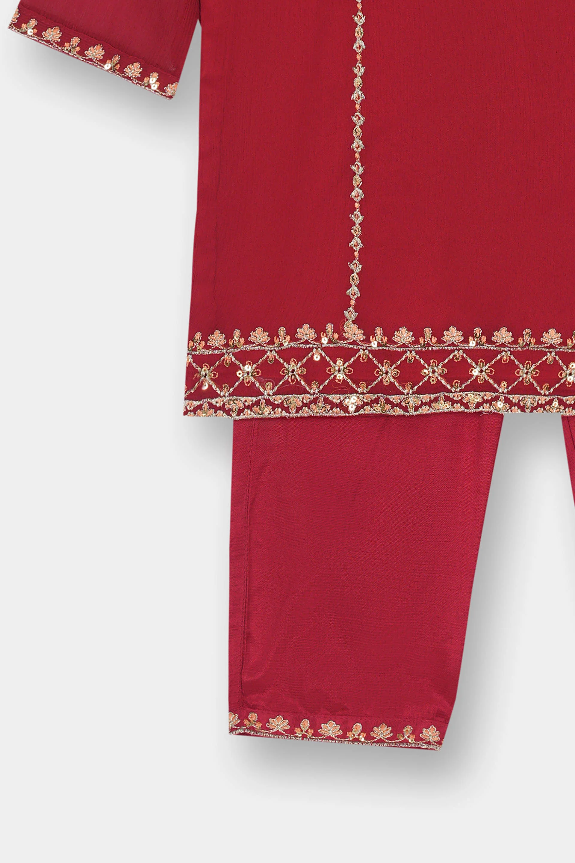 Embellished Kameez & Shalwar (ISK-291) - Image 4