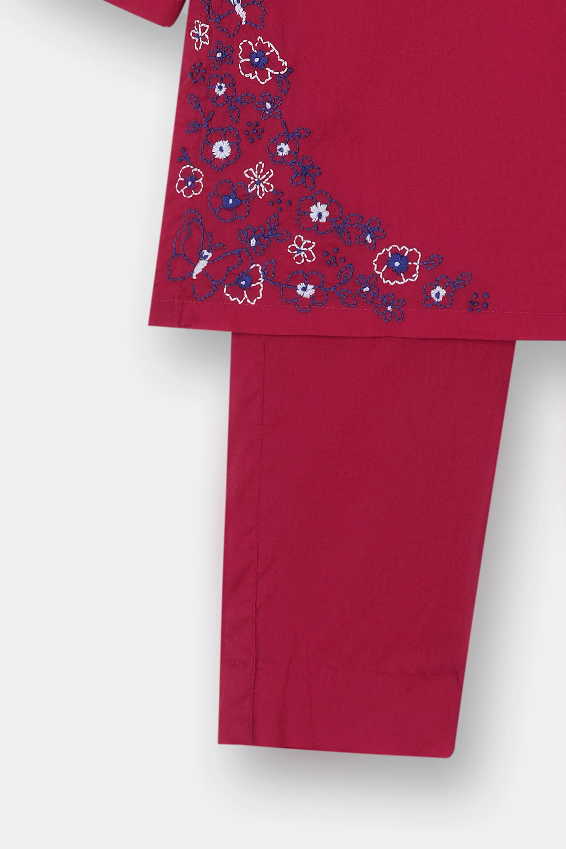 Handwork Kameez & Trousers (ISKH-56) - Image 4