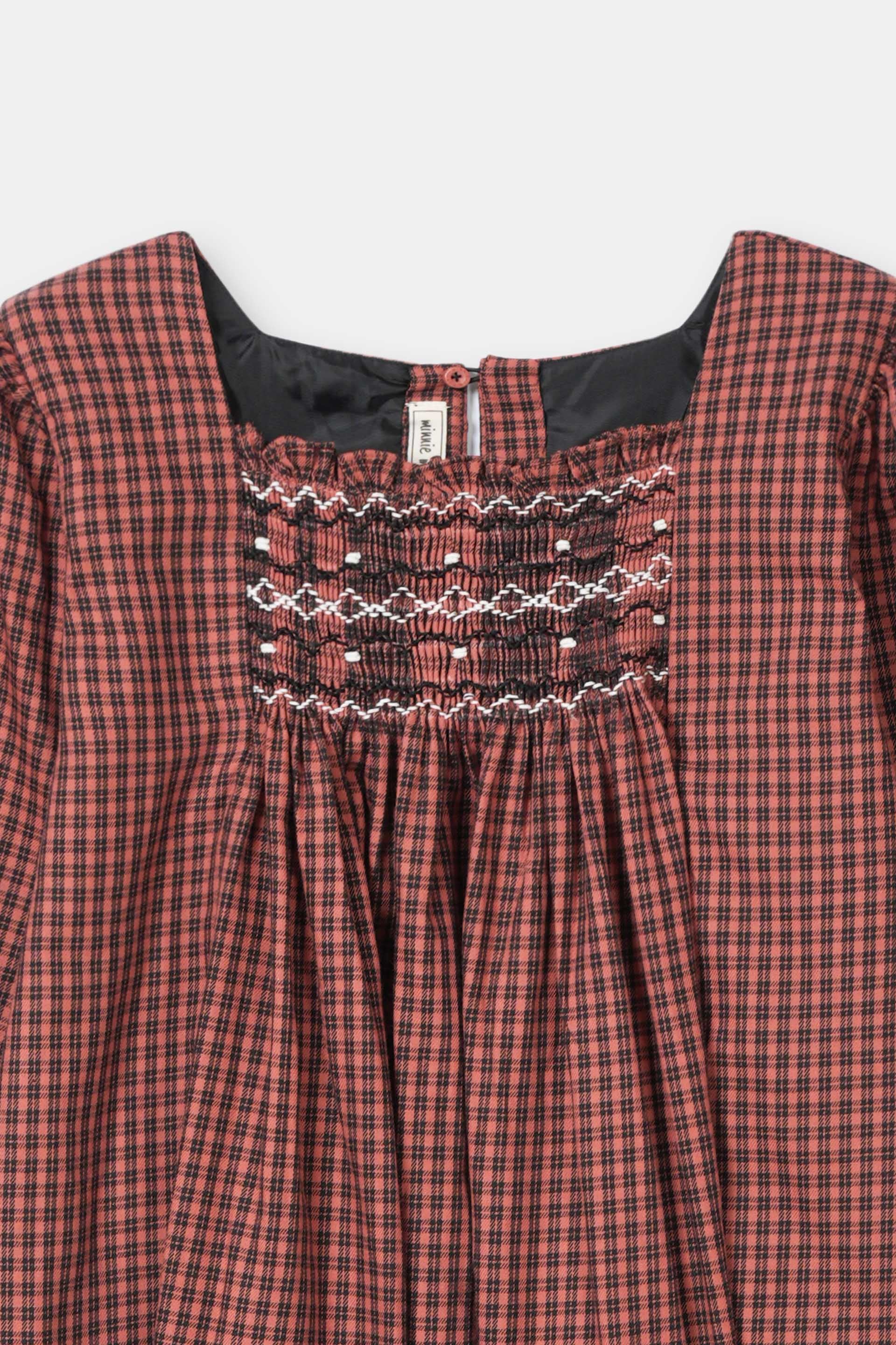 Smocked Embroidered Top (BL-375) - Image 2