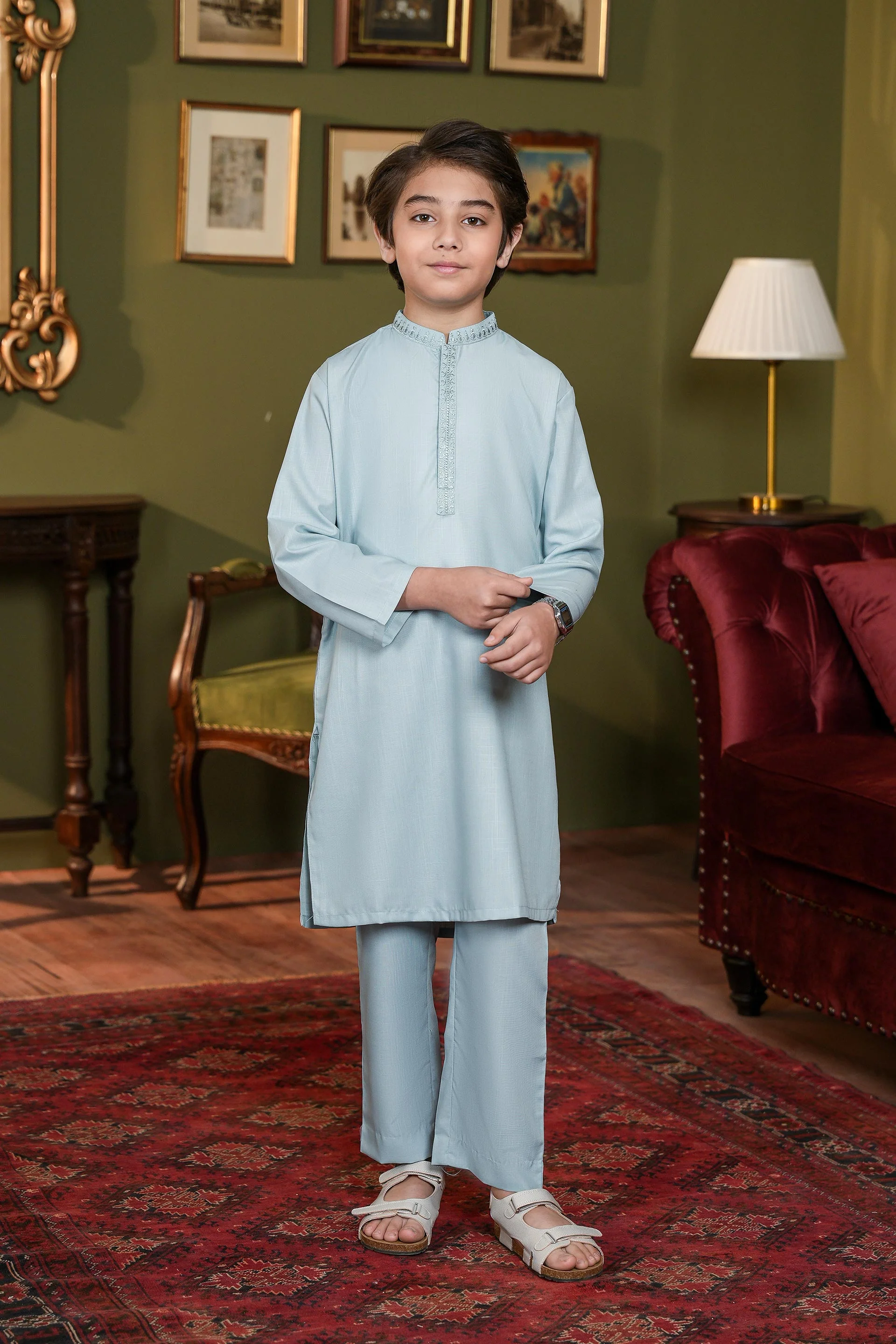 Embroidered Kurta & Trousers (MSFBSK-916) - Image 2