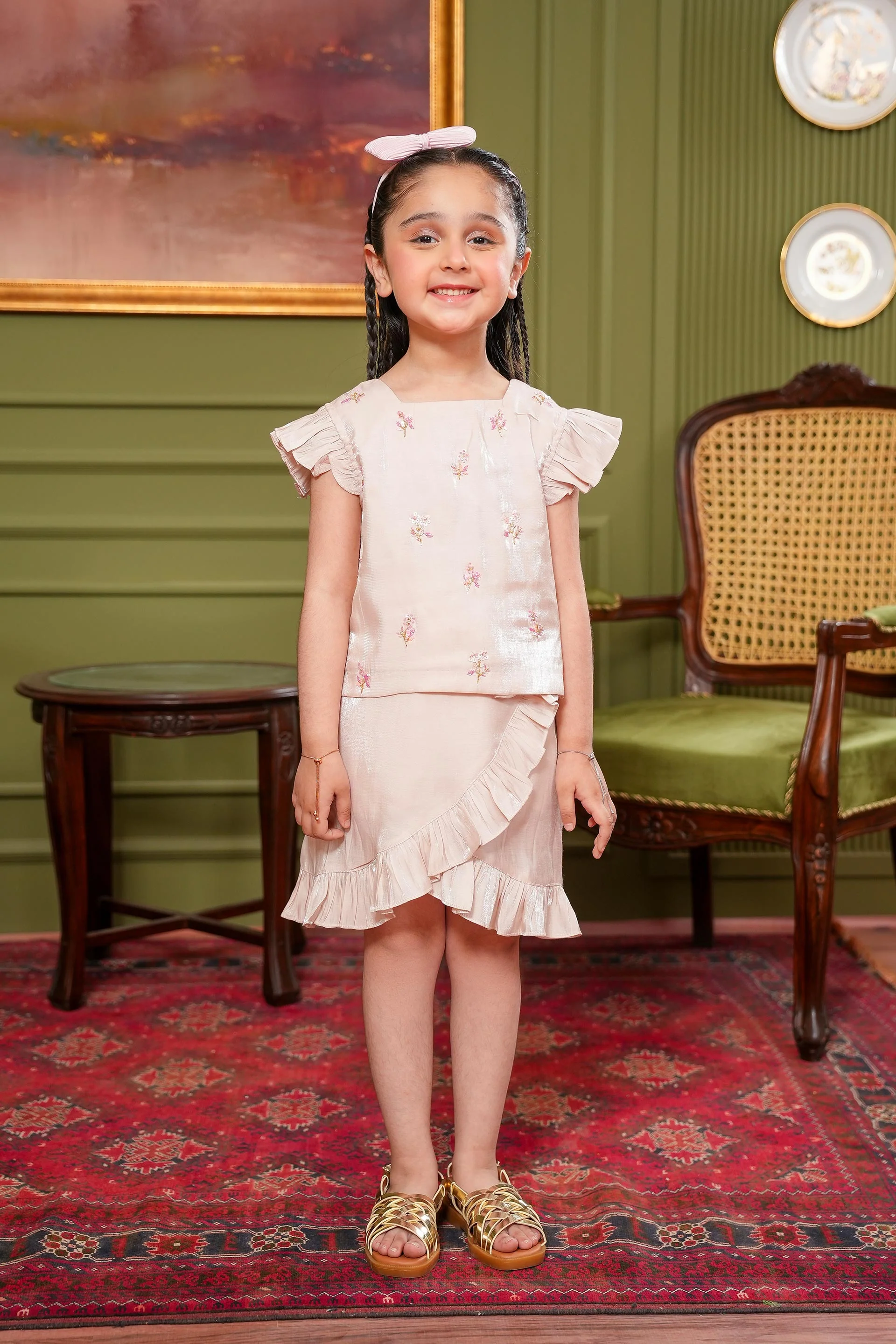 Embellished Top & Skirt (MMB-S69)