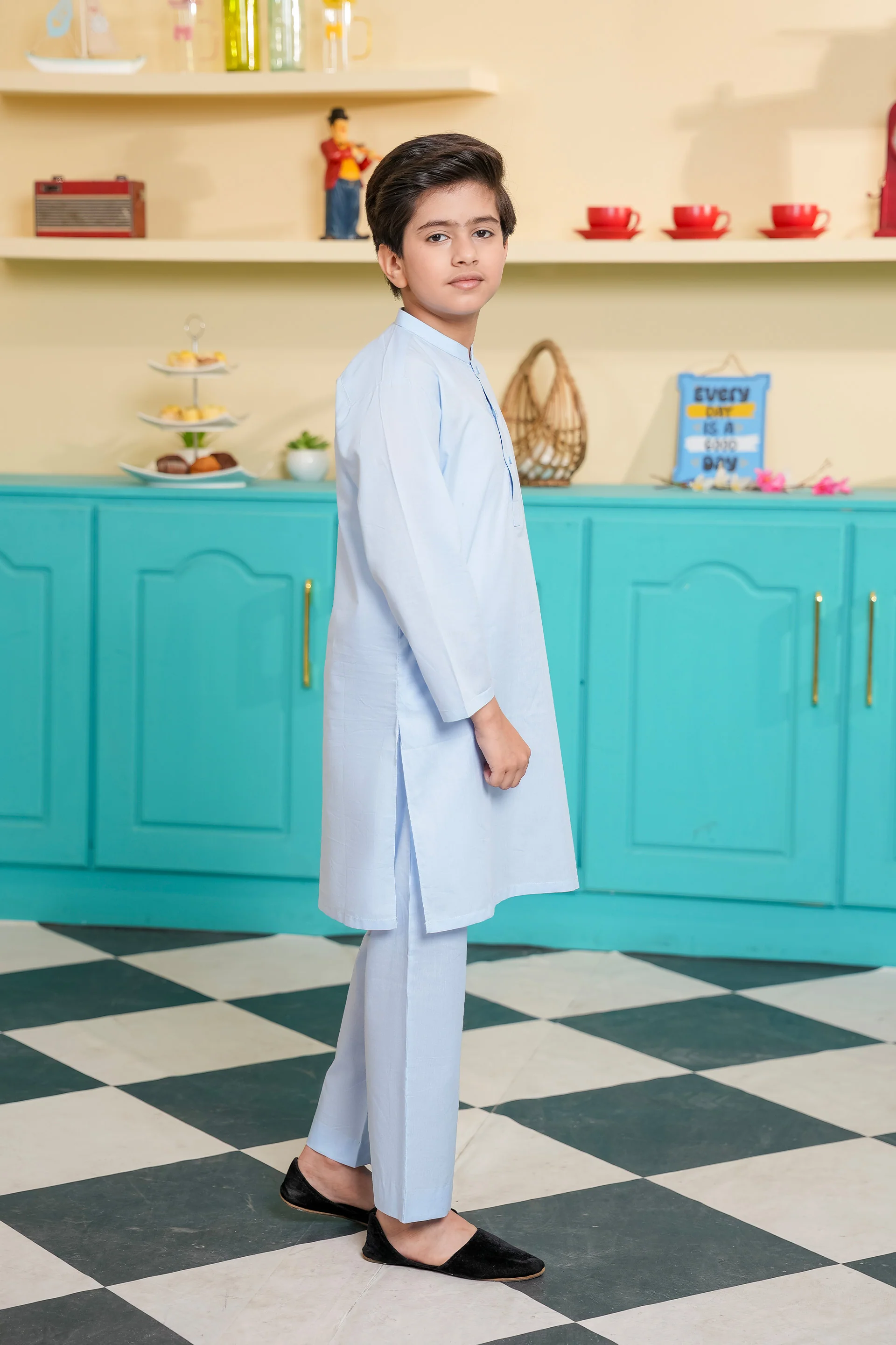 Kurta & Trousers Set (MSKZBS-14) - Image 3