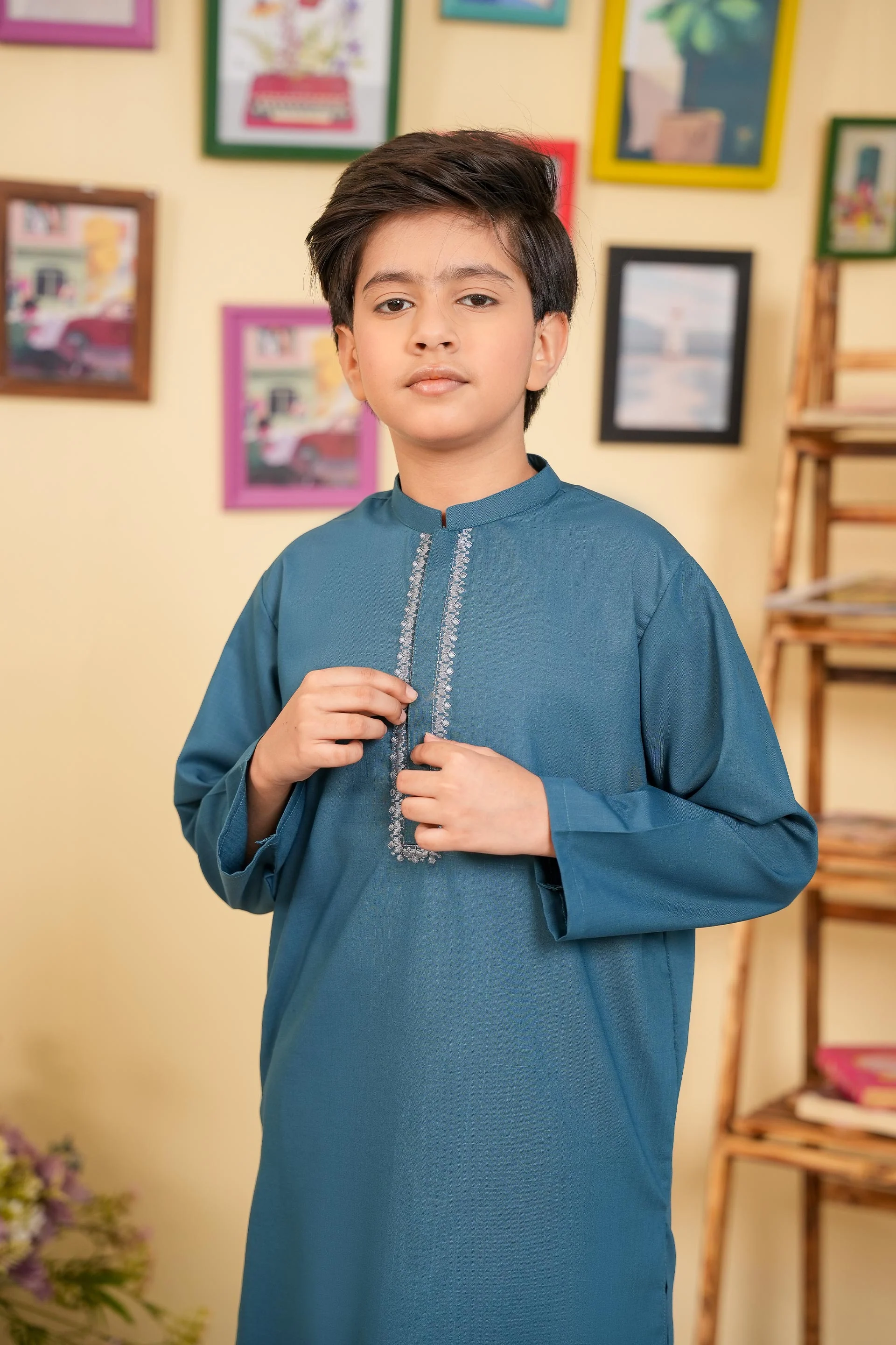 Embroidered Kurta & Shalwar (FBSK-929) - Image 2