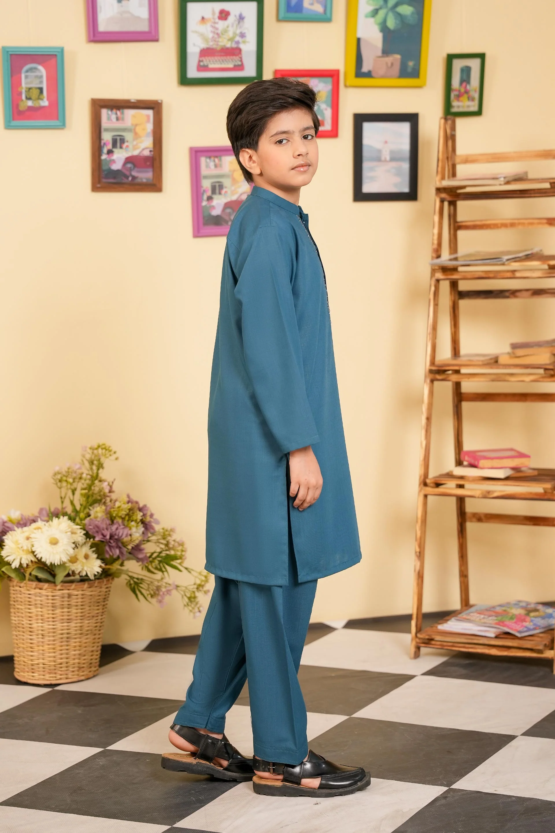 Embroidered Kurta & Shalwar (FBSK-929) - Image 3