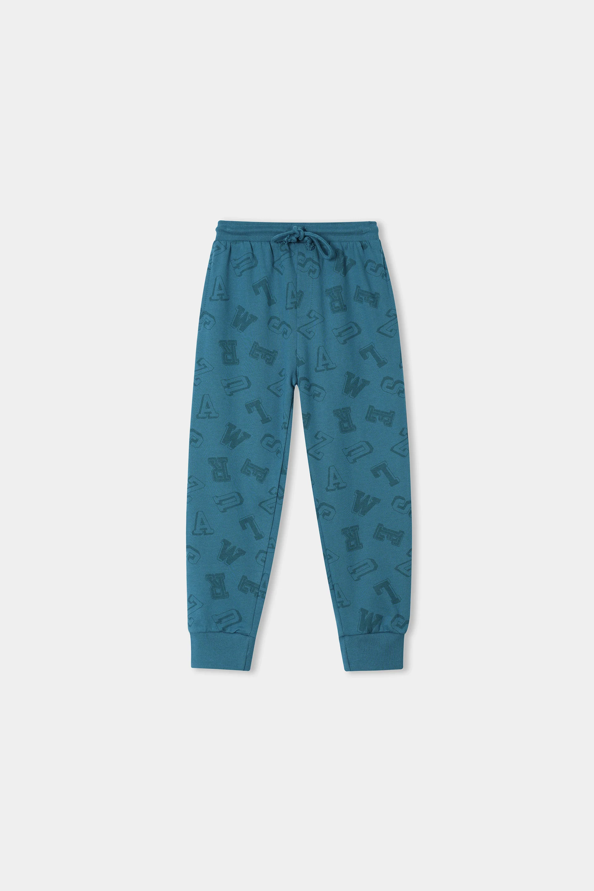 Boys Printed Knit Trousers (PJ-127)
