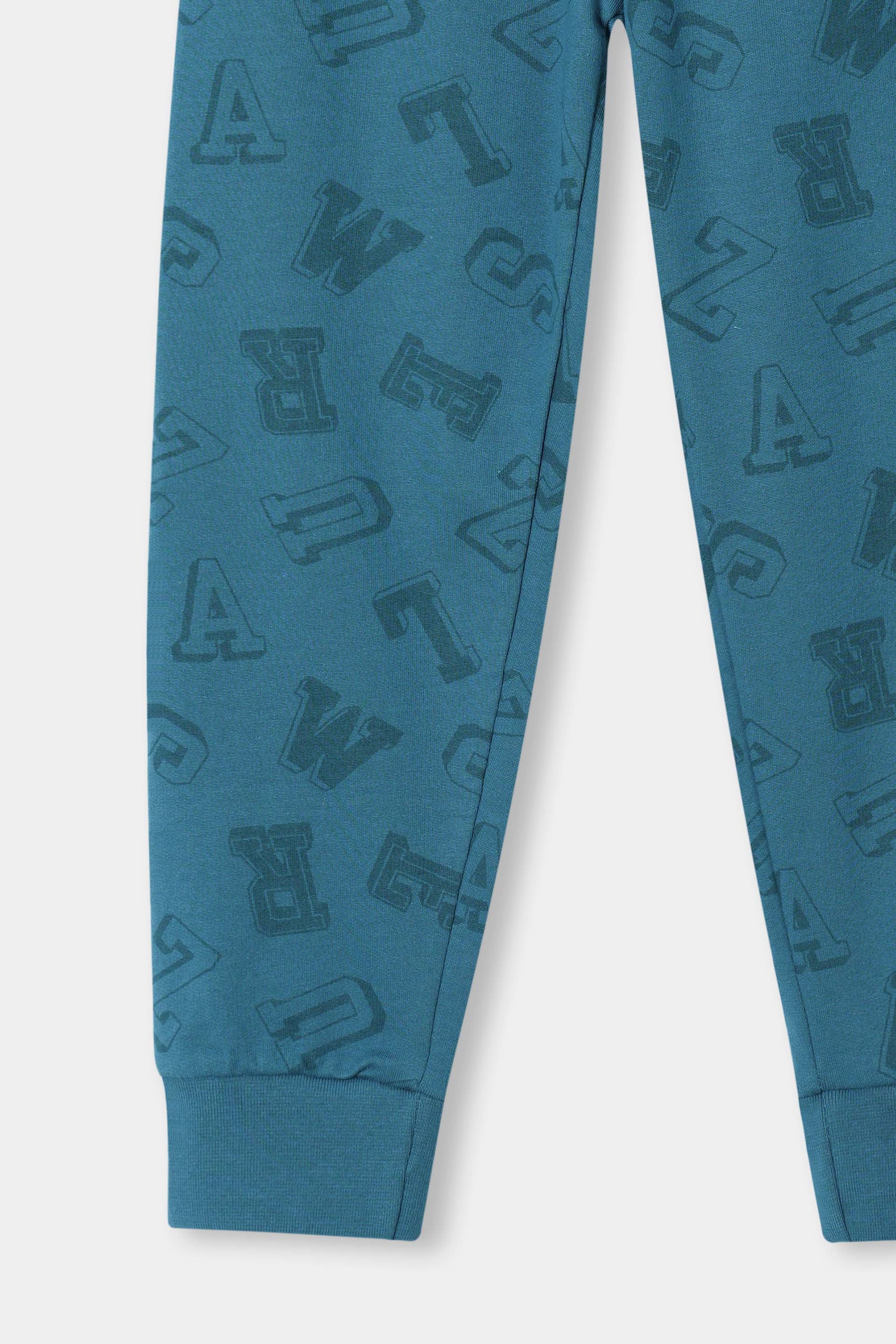 Boys Printed Knit Trousers (PJ-127) - Image 3