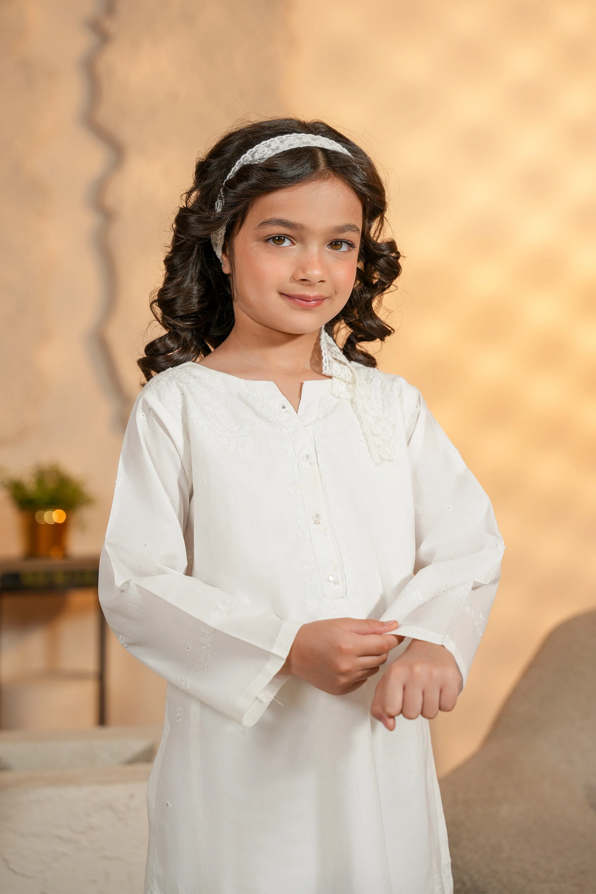 Hand Embroidered Kameez & Shalwar (GSKH-50) - Image 2