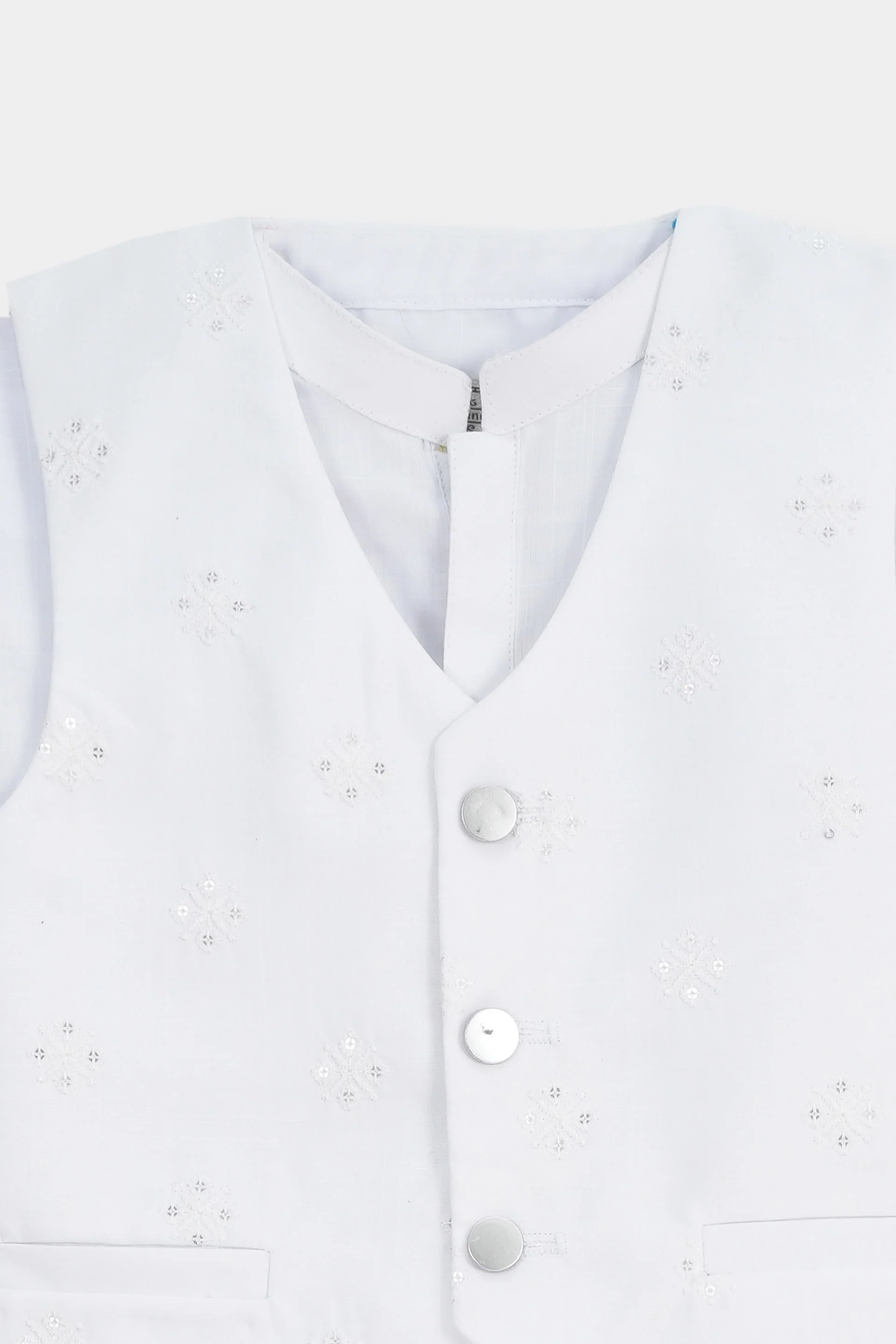 Kurta And Waistcoat With Trousers (IBSK-242) - Image 2