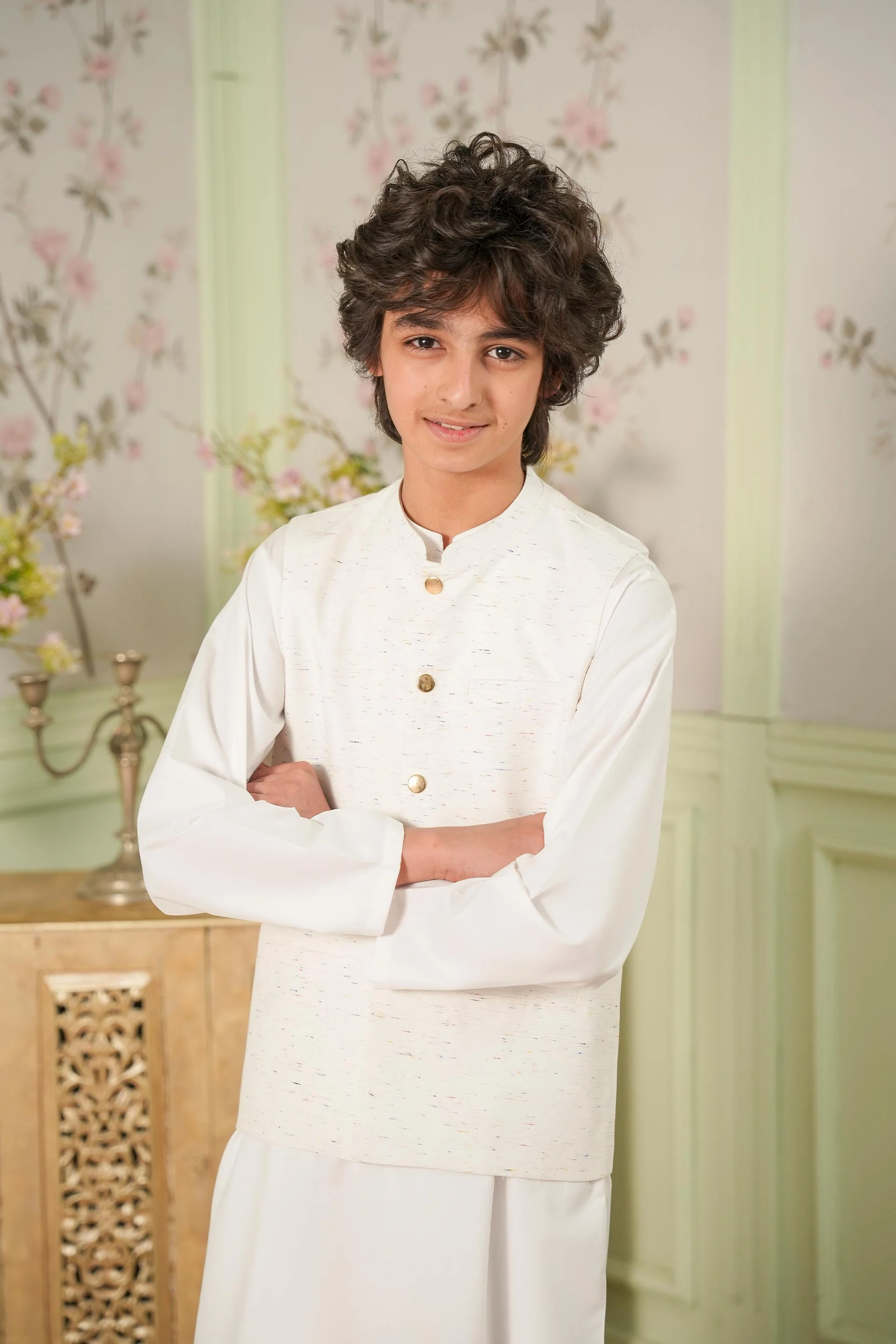 Kurta Trousers & Waistcoat (MSFBSKW-933) - Image 2