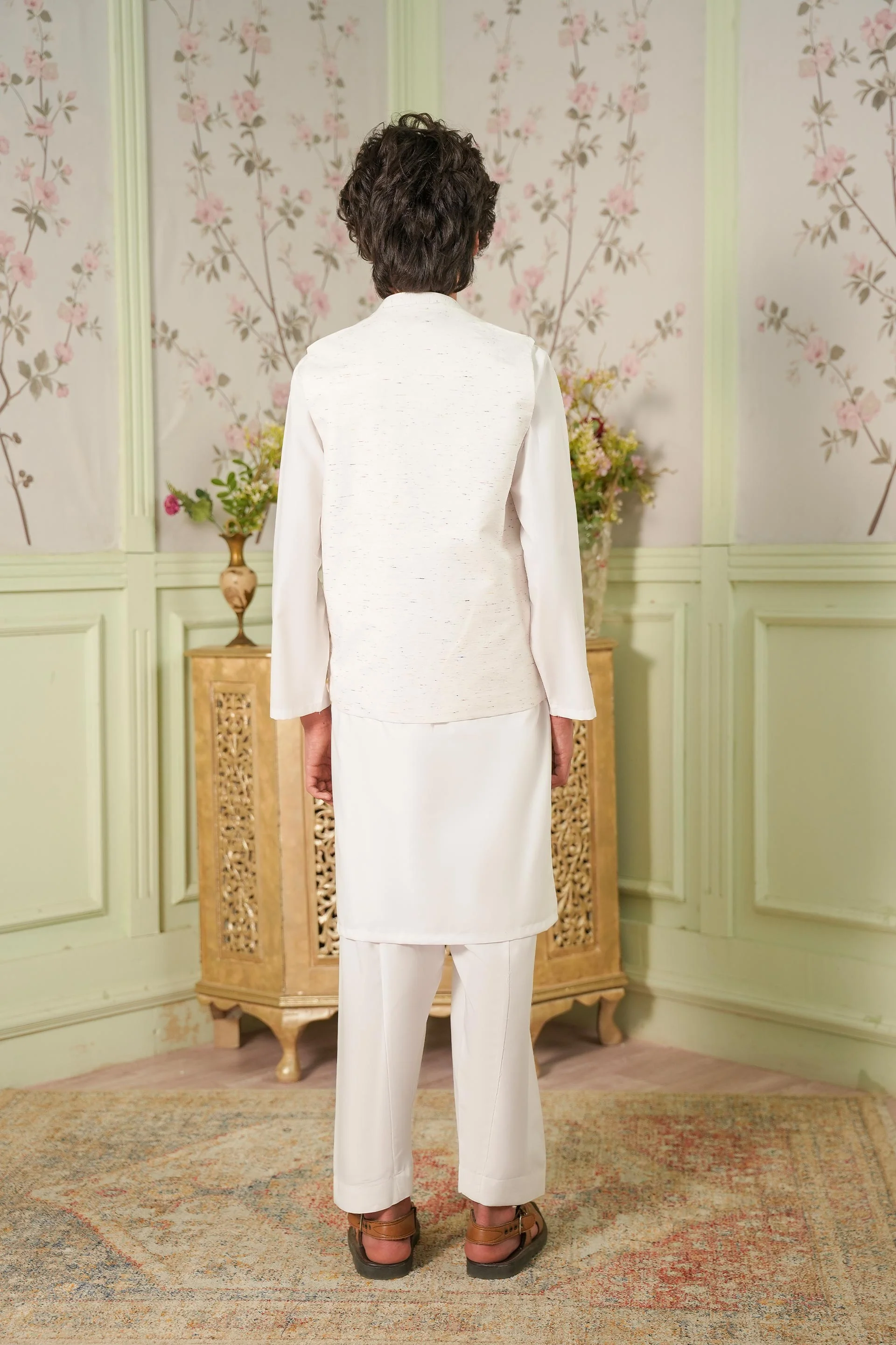 Kurta Trousers & Waistcoat (MSFBSKW-933) - Image 3