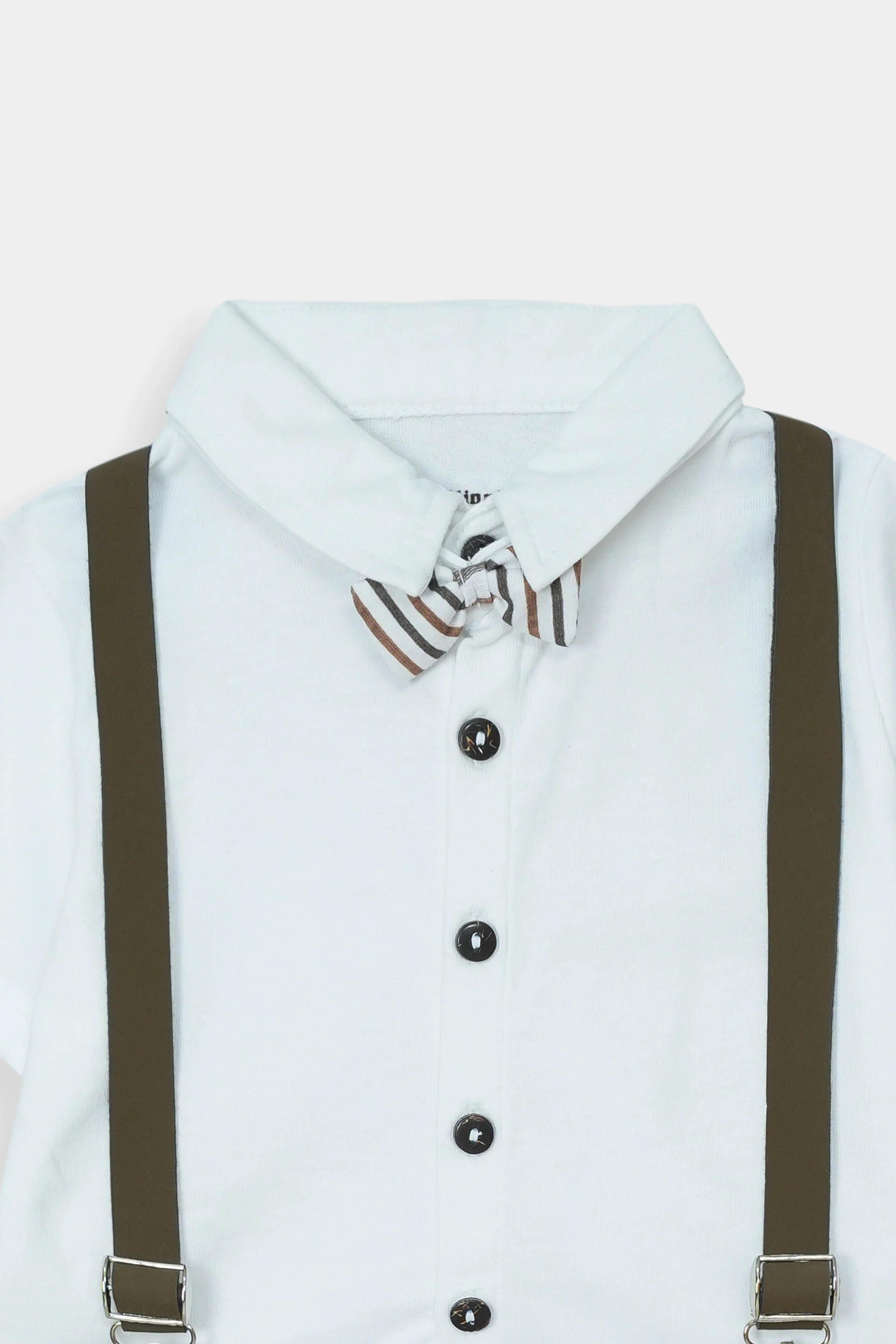Romper With Suspender And Bow (IPS-058) - Image 2