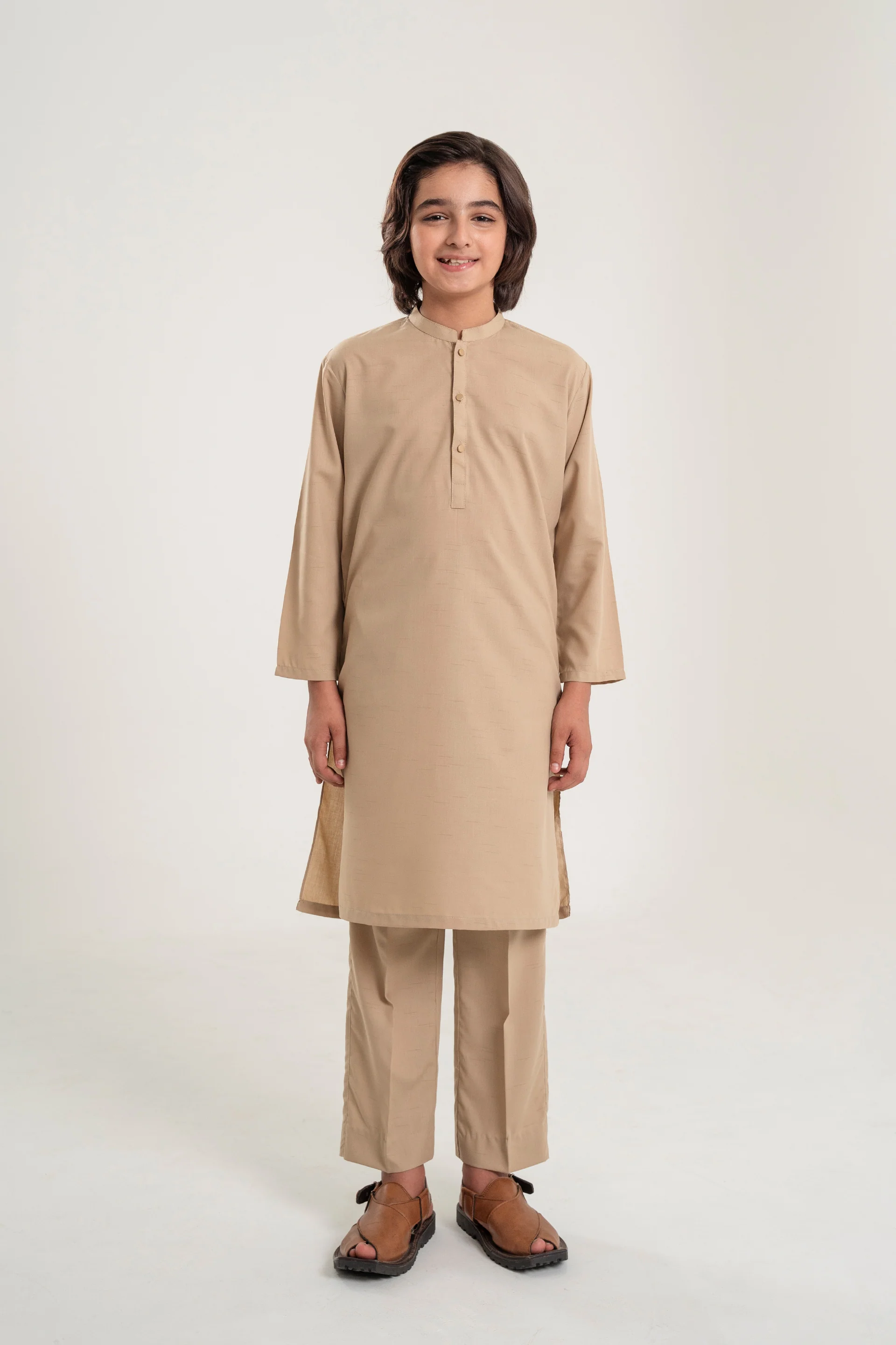 Kurta With Embroidery & Trousers (MSFBSK-874)